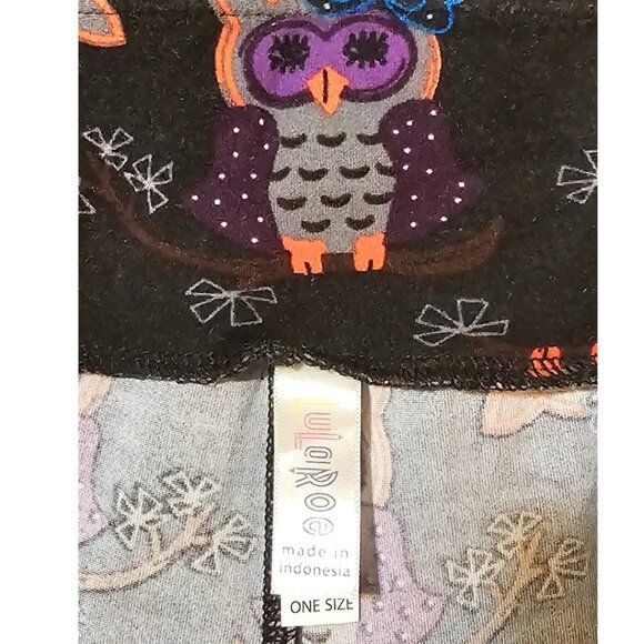LuLaroe Owl Leggings OS - Picture 2 of 3